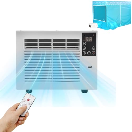 Mini Mobile Klimaanlage Kühler, 280W Portable Air Conditioner Mini Luftkühler Tragbarer Luftkühler Mini Klimaanlage Klein Persönliche Klimaanlage, Anwendbarer Raum 4-6 m³,Airconditioning+1.2mtent von NYANS