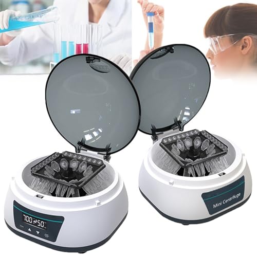 NYANS PRP-Labor-Tischzentrifuge, Mini-Hochgeschwindigkeitszentrifuge mit Multifunktionalem Rotor, Offener Deckel Schutz, Geeignet für Blut/Serum/Plasma/Fett in der Arztpraxis,miniB von NYANS
