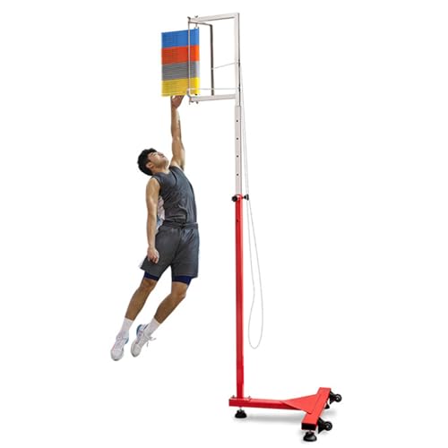 NYANS Vertikaler Sprungtester, Vertikales Sprungmessgerät, für Sprungtests Kinder Jugendliche und Erwachsene, Bodenstehende Hochsprung Trainingsgeräte,1.7-3.6m von NYANS
