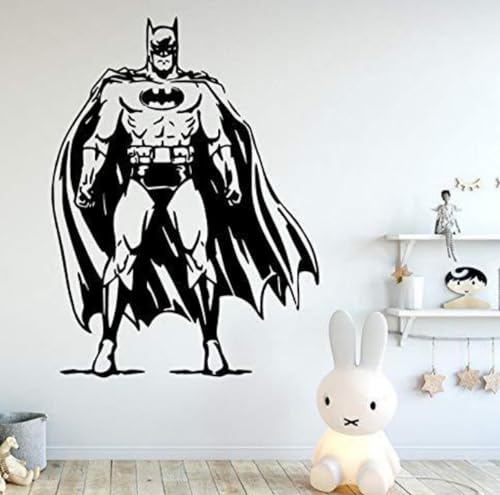 2 Exquisit Geschnitzte Hohle Batman Wandaufkleber Für Schlafzimmer, Wohnzimmer, Sofa Hintergrund Dekoration Pvc Entfernbare Aufkleber 58,77cm von NYCK