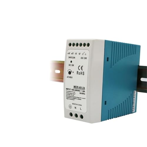 60W DC 5V 12V 24V 48V Output Voltage 1.25A 2.5A 5A 10A MDR-60 Rail Type Switching Power Supply Transformer(MDR-60-24V 2.5A) von NYDPXHNJV