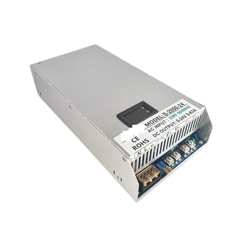 New 2000W Switching power supply Input voltage110VAC/220VAC Voltage and current both adjustable with digital display screen(110V,0-80V 0-25A_2000W) von NYDPXHNJV