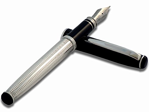 NYLOE Writing Instruments Füllfederhalter aus massivem Sterling Silber 925, Feder mittlere Stärke NYLOE Writing Instruments Füllfederhalter aus massivem Sterling Silber 925, Feder mittlere Stärke von NYLOE Writing Instruments