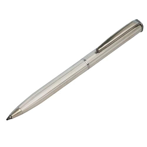 NYLOE - Kugelschreiber - 925er Sterlingsilber - Feines Linienmuster - Wiederbefüllbar mit internationaler Standardnachfüllung - Handwerkliche Eleganz - Abschluss-Geschenk - Hergestellt in Italien von NYLOE Writing Instruments