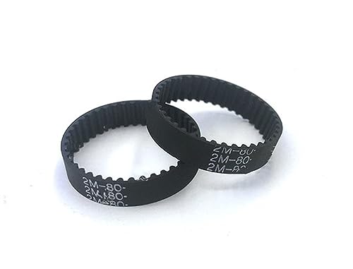 Zahnriemen 2 Stück GT2/2M 70–100 Mm Gummi Mit Geschlossener Schleife 2GT-100–6 Zahnriemen Zähne 35–50 Länge 100 Mm Breite 6 Mm/10 Mm Für 3D-Drucker- Antriebsriemen Ersatz(10mm,80mm) von NYSAASDST