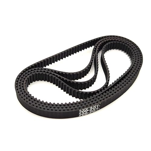 Zahnriemen 5 Stück GT2 2GT Zahnriemen Mit Geschlossenem Regelkreis, 200 Mm Länge, 6 Mm, 9 Mm, 10 Mm Breite, 100 Zähne, 3D-Drucker-Teile 200-2GT-6 Antriebsriemen Ersatz(10mm) von NYSAASDST