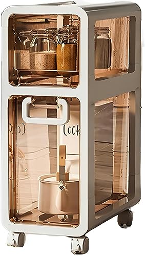 NYSCR Schlanker Badezimmerschrankspeicherorganisator mit großen Kapazitätsschubladen und wasserdichtes Design ideal für kleine Räume und Lücken von NYSCR