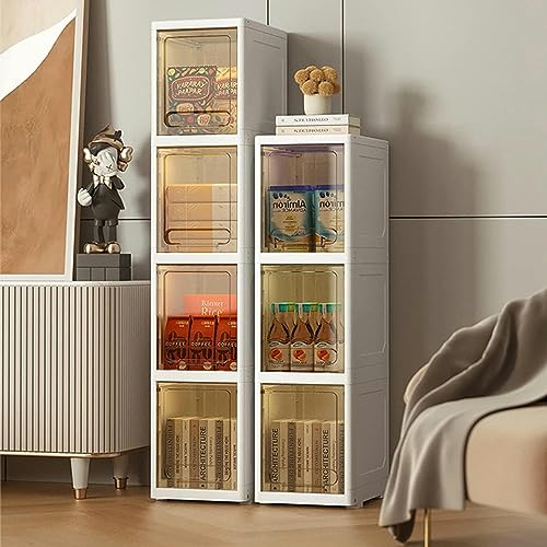 NYSCR Stapelbare Aufbewahrungsschubladen für kleine Badezimmerräume über dem Toilettenschrank mit schmaler Design Eckboden Aufbewahrung für Badezimmer freistehende Organisatorregal von NYSCR