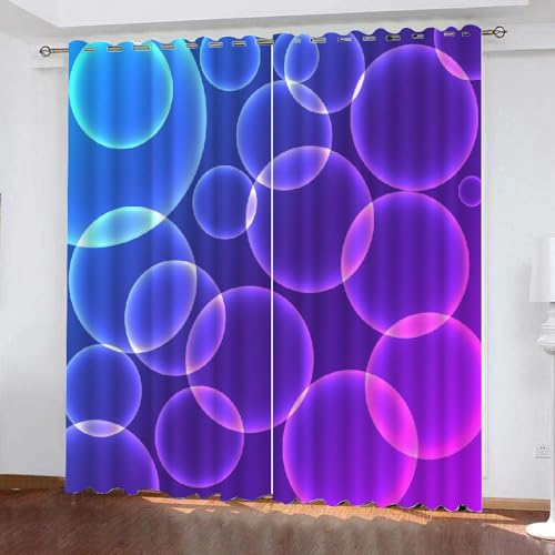 NYSMGS Vorhang Blickdicht Blau Lila 3D Verdunklungsvorhänge mit Ösen Gardinen Abstrakt Microfaser Schlafzimmer Vorhang Wetterfest für Wohnzimmer Kinderzimmer 2er Set 2 x 91x214 cm NYSMGS Vorhang Blickdicht Blau Lila 3D Verdunklungsvorhänge mit Ösen Gardinen Abstrakt Microfaser Schlafzimmer Vorhang Wetterfest für Wohnzimmer Kinderzimmer 2er Set 2 x 91x214 cm von NYSMGS