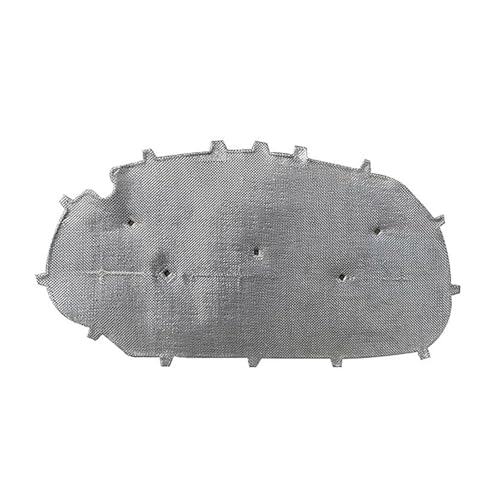 Hitzeschild-Pad Aluminiumfolie Motor Schallschutz Baumwolle Für Für VW 6 Für Golf 6 Für GTI Reduzieren Lärm Schalldämmung Pad(Silber) von NYSQOFMB