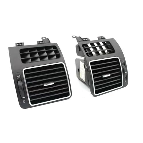 NYSQOFMB Luftdüsengitter 1TD819203A 1TD819728C Für VW Für Caddy Für Touran 2004-2016 Centre Chrome Konsole AC Klimaanlage Outlet Vent Lüftungsgitter(Left Right) von NYSQOFMB