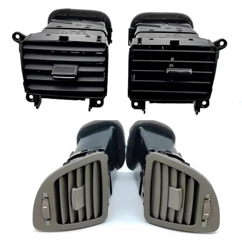 NYSQOFMB Luftdüsengitter 2/4PCS Auto Klimaanlage Vents Instrument Panel Vents Zubehör Für Kia Für Sportage 2005 2006 2007 2008 2009 Lüftungsgitter(4PCS-beige) von NYSQOFMB