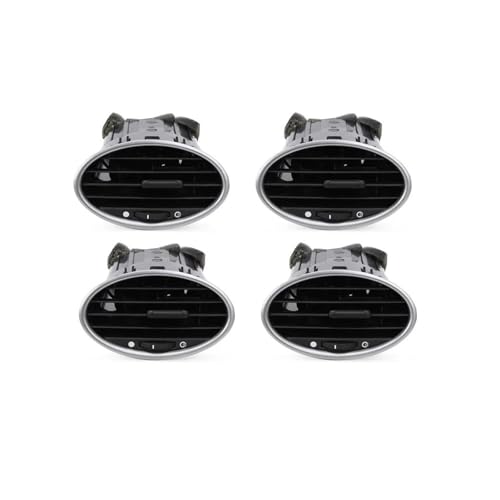 NYSQOFMB Luftdüsengitter 2/4Pcs Auto Klimaanlage Outlet Dashboard Vent Düse 4M51A014121 Für Ford Für Focus Für MK2 2005-2012 2013 Lüftungsgitter(4PCS) von NYSQOFMB