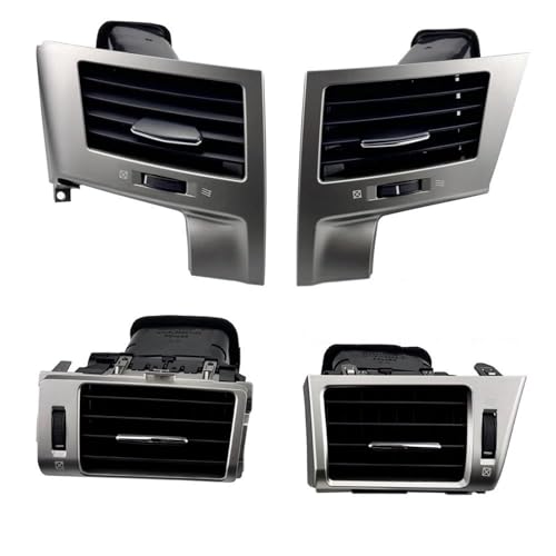 NYSQOFMB Luftdüsengitter 2 Stücke/4 Stücke Klimaanlage Vent Dashboard Air Outlet Straf Für Lexus LX570 LX450 LX460 2007-2013 2014 2015 2016 2017 Lüftungsgitter(4 PCS-Silver) von NYSQOFMB