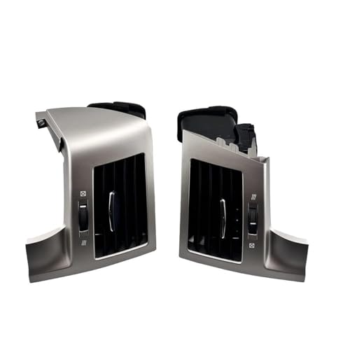 NYSQOFMB Luftdüsengitter 2 Stücke/4 Stücke Klimaanlage Vent Dashboard Air Outlet Straf Für Lexus LX570 LX450 LX460 2007-2013 2014 2015 2016 2017 Lüftungsgitter(Center-Silver) von NYSQOFMB