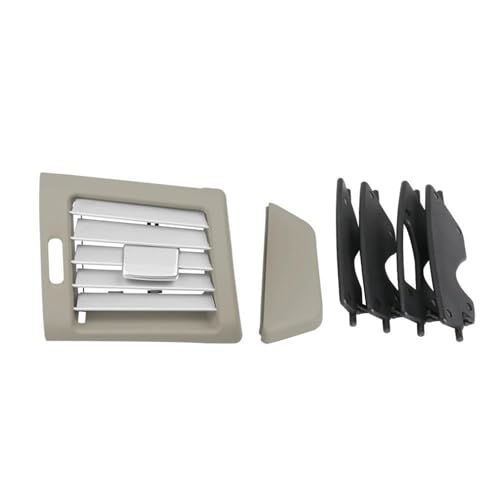 NYSQOFMB Luftdüsengitter 2518300254 Für Mercedes Für Benz W251 R Klasse 2007-2016 2017 LHD Vordere Reihe Klimaanlage Vent Grill Outlet Panel Lüftungsgitter(Beige Silver) von NYSQOFMB