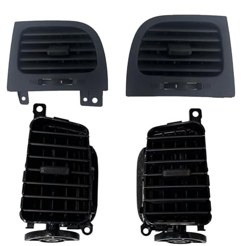 NYSQOFMB Luftdüsengitter 2Pcs Vorne Zentrale Dashboard Air Vent Outlet Grill 974101E000 974201E000 Für Hyundai Für Accent Für Fließheck 2006-2011 Lüftungsgitter(A Set 4pcs) von NYSQOFMB