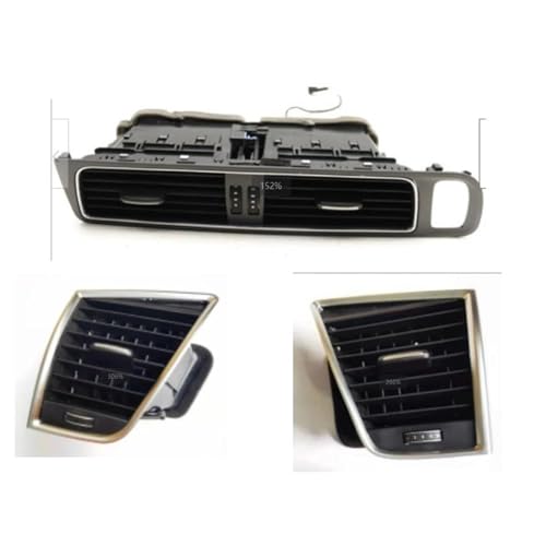 NYSQOFMB Luftdüsengitter 8R1820901 Für Q5 2009-2015 2016 2017 2018 Auto Konsole Grill Dash A/C Klimaanlage Outlet Vent Zubehör Lüftungsgitter(A Set) von NYSQOFMB
