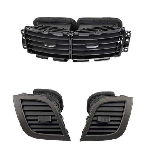 NYSQOFMB Luftdüsengitter 97410-0U0004X Für Hyundai Für Verna Für Solaris Ventile AC Center Luftkanal Vent Düse Klimaanlage Outlet Lüftungsgitter(3pcs Brown) von NYSQOFMB