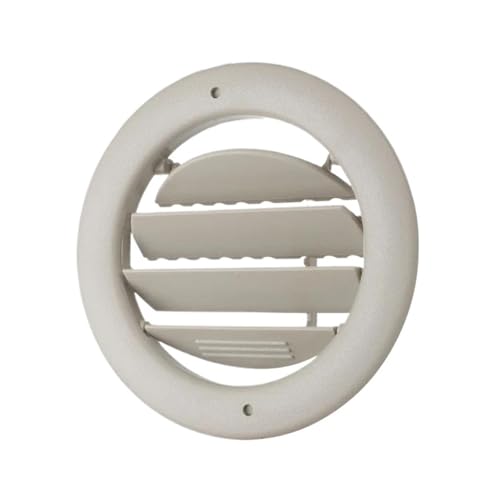 NYSQOFMB Luftdüsengitter BL1Z-19893-AA 9L1Z-19893-AG Für Ford Für Explorer 2016-2019 Für Expedition 2011-2014 Auto Dach A/C Air Vent Grille Runde Lüftungsgitter(1pc Beige) von NYSQOFMB