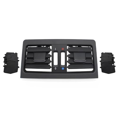 NYSQOFMB Luftdüsengitter Für 3er E90 E91 335i 328i 318i 325i 330i 320i 2005-2012 Auto Hinten Mittelkonsole AC Vent Grille Air Vent Lüftungsgitter(Schwarz) von NYSQOFMB