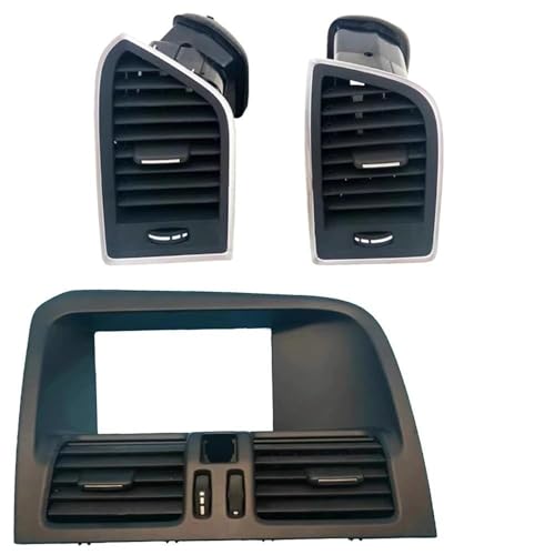 NYSQOFMB Luftdüsengitter Für Volvo Für XC60 Air Vent Dashboard Klimaanlage Outlet Vent Air Outlet Air Ventilator Grille Zentrale Steuerung Lüftungsgitter(B Middle 3pcs) von NYSQOFMB