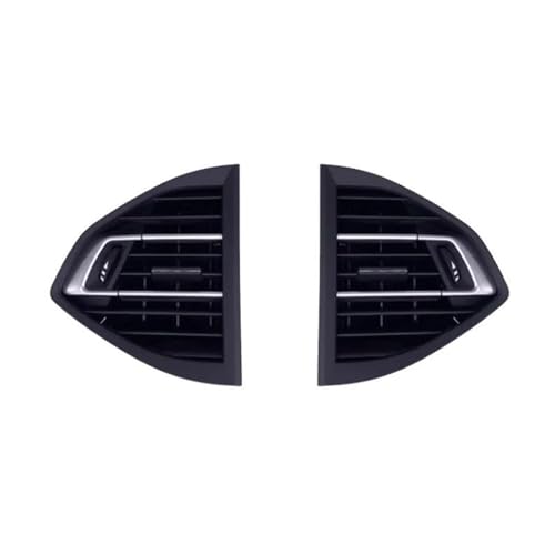 NYSQOFMB Luftdüsengitter Schwarzes Front-Armaturenbrett-Lüftungsgitter Für Autoklimaanlagen 96778766ZD 96782700ZD Für Peugeot 308 (T9) 308S Lüftungsgitter(Middle 1 Pair) von NYSQOFMB