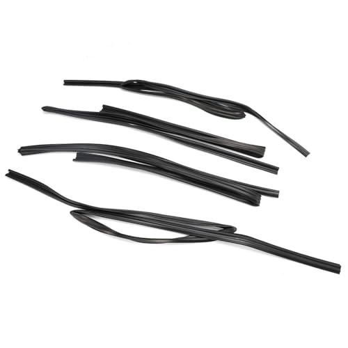 Schalldicht und staubdicht 4 Stücke Auto Tür Glas Gummi Dichtung Moulding Weathers Für Toyota Für Land Für Cruiser FJ80 LX450 1991-1996 1997 von NYSQOFMB