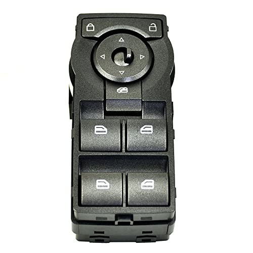 Elektrischer Fenster Schalter Rot/Grün New Electric Power Master Fensterheber Schalter 92225343 Für Holden VE Für Commodore 2006 2007 2008 2009 2010 2012-2013(Grey-Green LED Light) von NYSQOJFNF