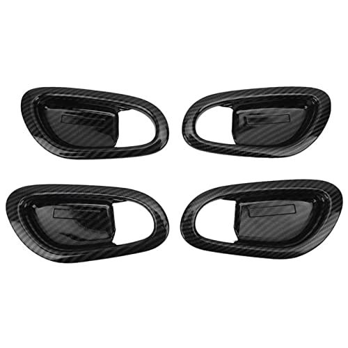 Innentür Innengriff Innere Türgriffabdeckung Bowl Pull Trim Carbon Fiber Style Für Nissan Für Navara Für Frontier NP300 2015-2019 von NYSQOJFNF