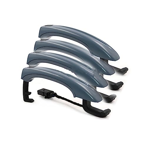 NYSQOJFNF Innentür Innengriff 4 Stück Grundierte Türgriffe Außen Für Q7 4L (4LB) 2007–2015 3.0 TDI TFSI 4L0837205B(OLD STYLE) von NYSQOJFNF