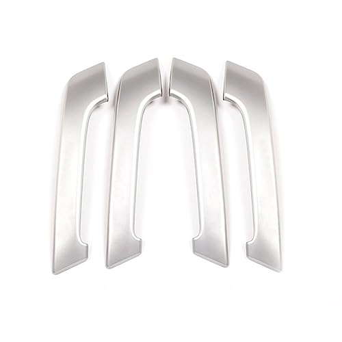 NYSQOJFNF Innentür Innengriff 4PCS Auto Innen Türgriff Dekoration Abdeckung Trim ABS Chrom Für Toyota Für Land Für Cruiser Für Prado FJ150 150 2010-2018(Silber) von NYSQOJFNF