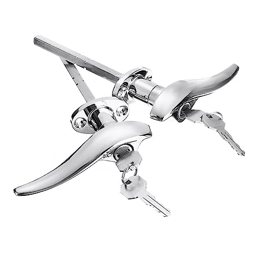 NYSQOJFNF Innentür Innengriff Auto-Außentür-Stahlverriegelungsgriffe Für Ford Modell 40 18 Fenster-Coupés Passagier 1932 1933 1934 Zubehör Außenteile von NYSQOJFNF