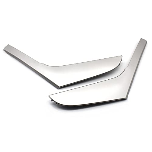 NYSQOJFNF Innentür Innengriff Auto Innen Zubehör Türgriff Abdeckung Panel Trim Für VW Für Golf 6 GTI MK6 2009 2010 2011 2012 2013 2014(Silver 1 pair) von NYSQOJFNF