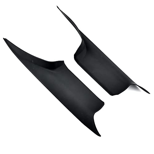NYSQOJFNF Innentür Innengriff Auto-Innentürgriffe Vorne Hinten Links Rechts Innentüren Verkleidung Griffstange Zugträger Verkleidungsabdeckung Für 7er F01 F02(Black Rear) von NYSQOJFNF