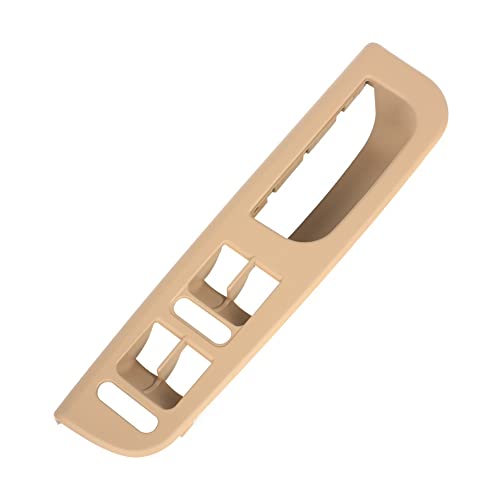 NYSQOJFNF Innentür Innengriff Auto Türgriff Armlehne Schalter Fahrerseite Control Switch Panel Auto Fenster Für VW Für Passat B5 Für Golf 4 Für Jetta Mk4 Für Bora(Beige) von NYSQOJFNF