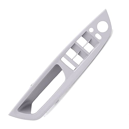 NYSQOJFNF Innentür Innengriff Beige Schwarz Armlehne Auto Links Vorne Fahrersitz LHD Innentürgriff Innenverkleidung Pull Trim Abdeckung Für E70 E71 X5 X6(Gray-Panel) von NYSQOJFNF