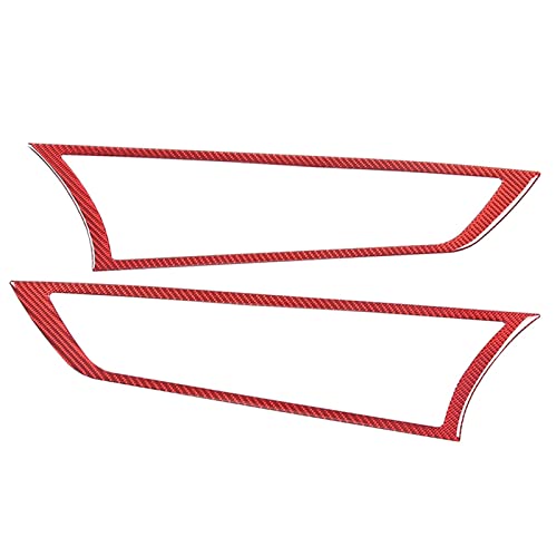 NYSQOJFNF Innentür Innengriff Für Jaguar Für F-TYPE 2013-2022 Weiche Carbon Faser Auto Tür Inner Griff Rahmen Dekorative Aufkleber Innen Modifikation Zubehör von NYSQOJFNF