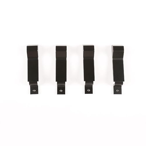 NYSQOJFNF Innentür Innengriff Für Land Für Rover Für Defender 90 110 130 2004-2018 Aluminium Auto Interne Türriegel Griff Dekoration Abdeckung Defender(Black 4-Pcs) von NYSQOJFNF