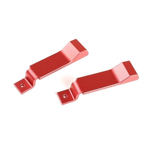 NYSQOJFNF Innentür Innengriff Für Land Für Rover Für Defender 90 110 130 2004-2018 Aluminium Auto Interne Türriegel Griff Dekoration Abdeckung Defender(Red 2-Pcs) von NYSQOJFNF