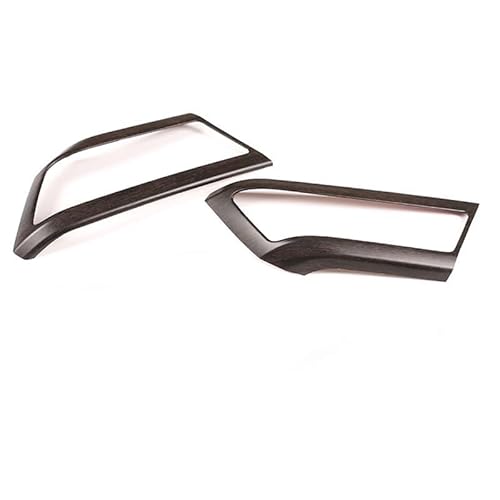 NYSQOJFNF Innentür Innengriff Für Land Für Rover Für Defender 90 2020 2021 2022 2023 ABS Matt Schwarz Auto Tür Inner Griff Rahmen Trim Abdeckung Aufkleber(Oak wood grain) von NYSQOJFNF