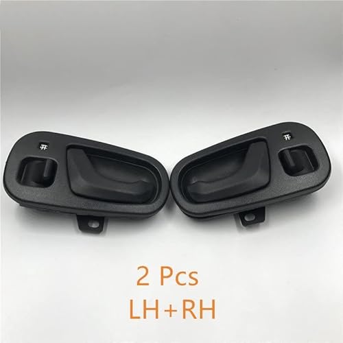 NYSQOJFNF Innentür Innengriff Für Suzuki Für Swift Für Geo Für Metro 1992 1993 1994 Schwarz Auto Vorne Und Hinten Innen Tür Griff Innen(2 Pcs LH and RH) von NYSQOJFNF