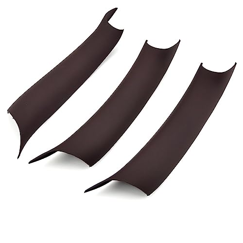 NYSQOJFNF Innentür Innengriff Für X5 F15 X6 F16 2014-2018 Auto Innen Carbon Fiber Texture Tür Pull Griff Schutzhülle Abdeckung Trim(Moka) von NYSQOJFNF