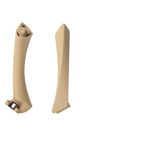 NYSQOJFNF Innentür Innengriff Grau Beige Schwarz Links Rechts Auto Innengriff Innentür Armlehne Panel Pull Trim Abdeckung Für 3 Serie E90 E91 328 330 335(Beige-Set-Left) von NYSQOJFNF