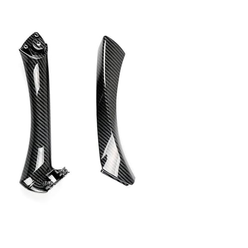 NYSQOJFNF Innentür Innengriff Grau Beige Schwarz Links Rechts Auto Innengriff Innentür Armlehne Panel Pull Trim Abdeckung Für 3 Serie E90 E91 328 330 335(Carbon Fiber-S-Right) von NYSQOJFNF