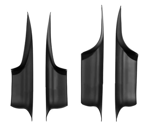 NYSQOJFNF Innentür Innengriff Innentürverkleidungsgriff Für 7er F01 Autoinnentürgriffe Vorne Hinten Links Rechts Bar Pull Carrier Trim Cover(Black 4 set) von NYSQOJFNF