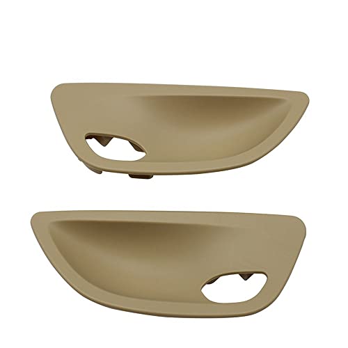 NYSQOJFNF Innentür Innengriff LHD RHD Links Rechts Auto Innentürgriff Schüsselabdeckung Trim Für 5er F10 F11 F18 2010-2017 Schwarz Beige(Beige 1 Pair) von NYSQOJFNF