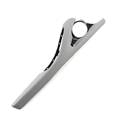 NYSQOJFNF Innentür Innengriff LHD RHD Links Rechts Fahrerseite Tür Armlehne Leder Außenrahmen Stützhalterung Für 5er F10 F11 F18 520 523 525 528 530(LHD Gray) von NYSQOJFNF