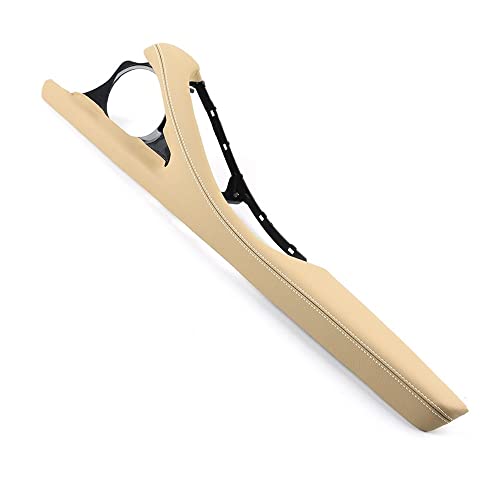 NYSQOJFNF Innentür Innengriff LHD RHD Links Rechts Fahrerseite Tür Armlehne Leder Außenrahmen Stützhalterung Für 5er F10 F11 F18 520 523 525 528 530(RHD Beige) von NYSQOJFNF