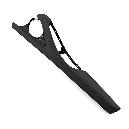 NYSQOJFNF Innentür Innengriff LHD RHD Links Rechts Fahrerseite Tür Armlehne Leder Außenrahmen Stützhalterung Für 5er F10 F11 F18 520 523 525 528 530(RHD Black) von NYSQOJFNF